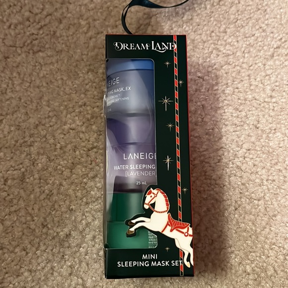 🎄NEW🎄BNIB LE Laneige 3 Piece Dream Land Water & Cica Sleeping Face Mask Set - Picture 2 of 2